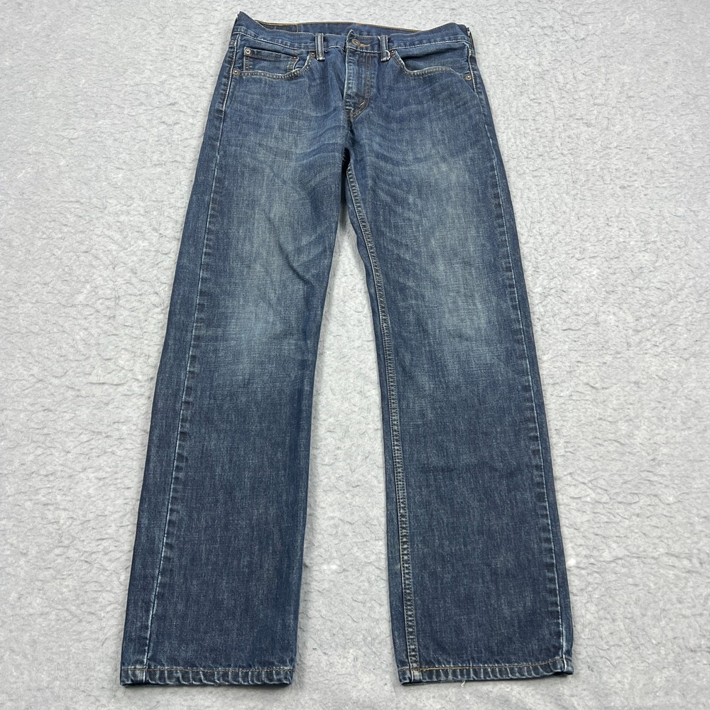VTG Levis 505 Jeans Men's 32x32 Blue Denim Regular Fit Straight Leg Cotton Pants